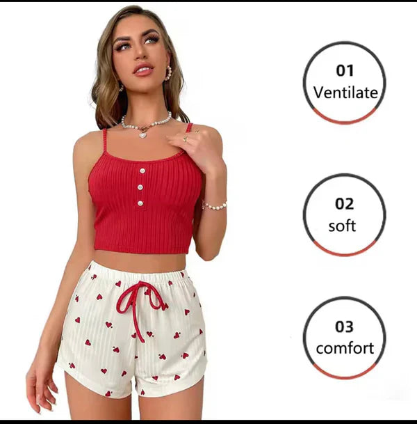 Intimate Cotton Camisole Shorts Lingerie