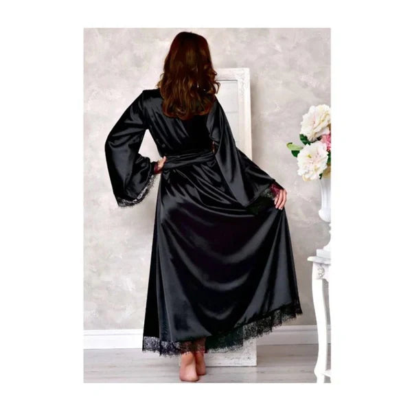 Kimono Night Robe Full Length Gown Lingerie