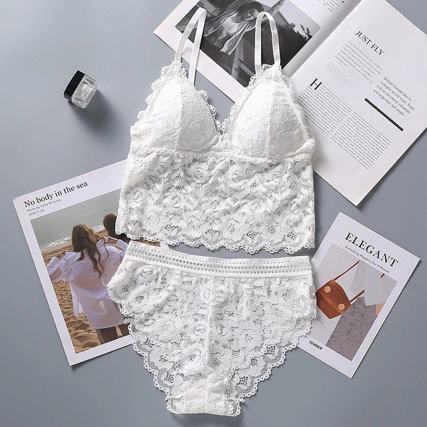 Bralette Bra Panty Set