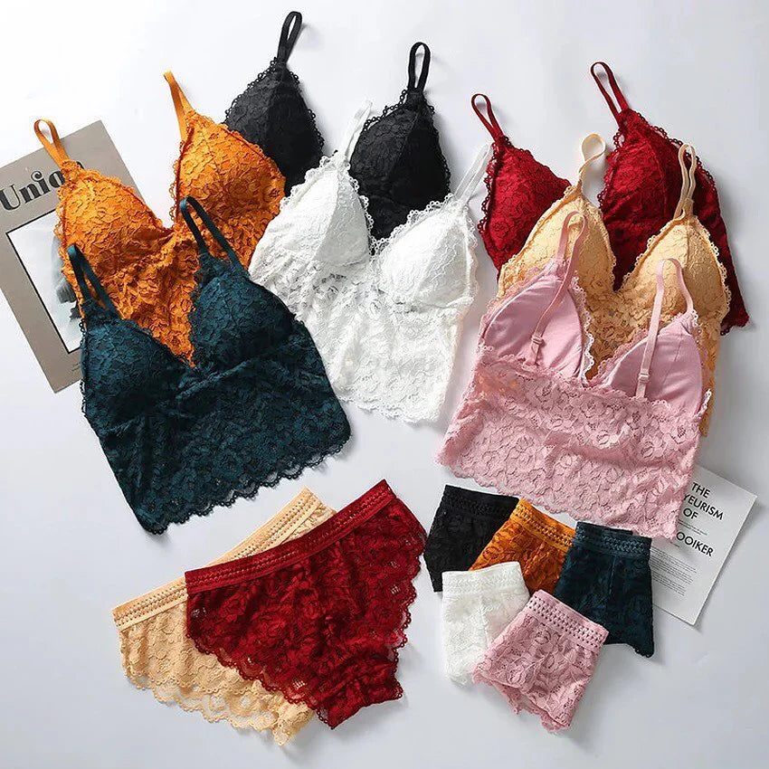 Bralette Bra Panty Set