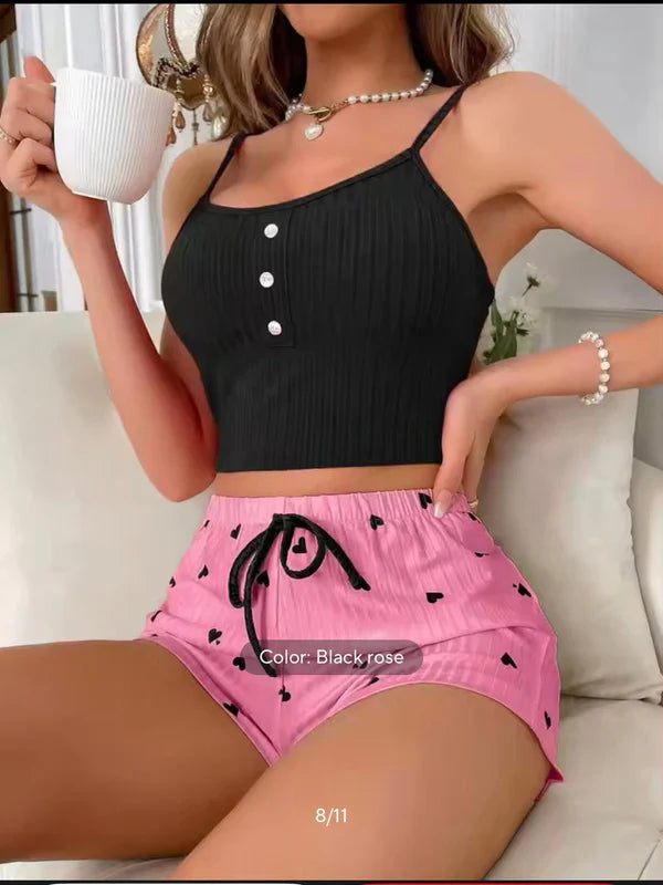 Intimate Cotton Camisole Shorts Lingerie