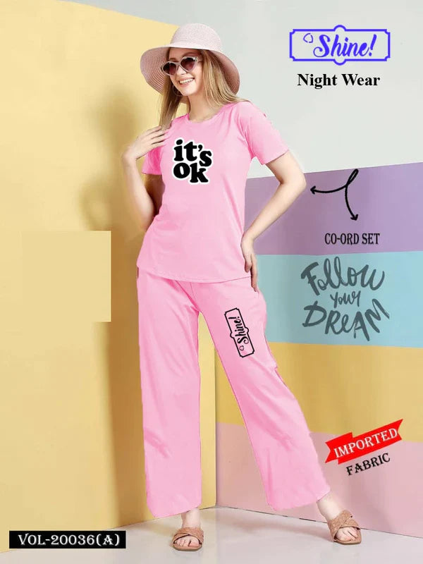 Co-Ord Set Summer Night Dress Cool Gesture Its Ok Intimate Lingerie