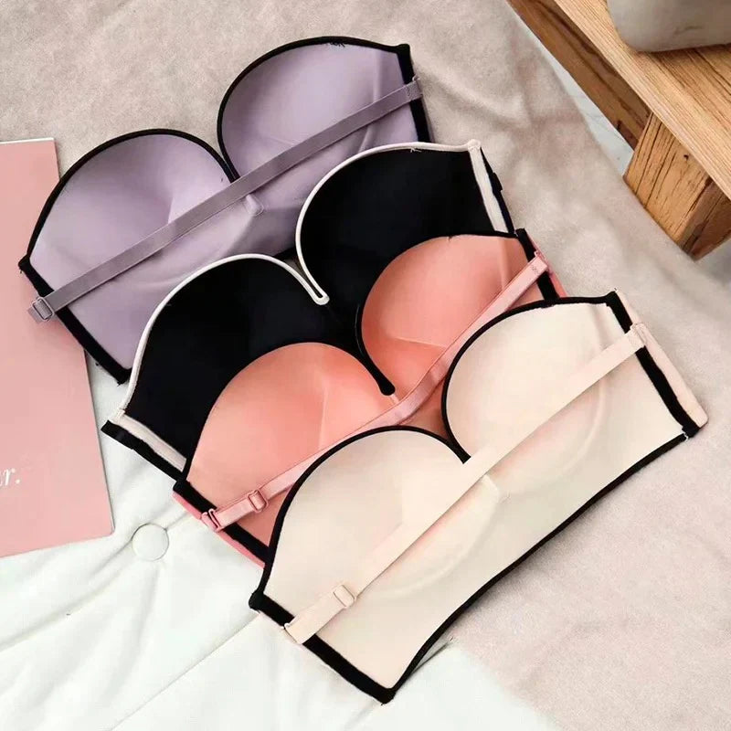 Strapless Bra for Saggy Breast Lift Up