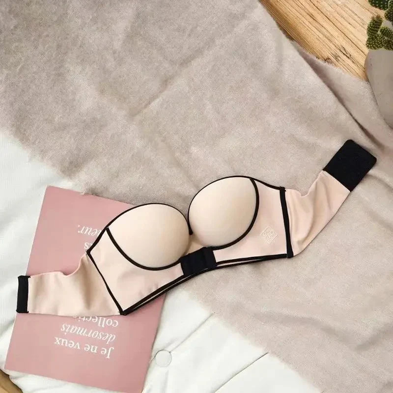 Strapless Bra for Saggy Breast Lift Up