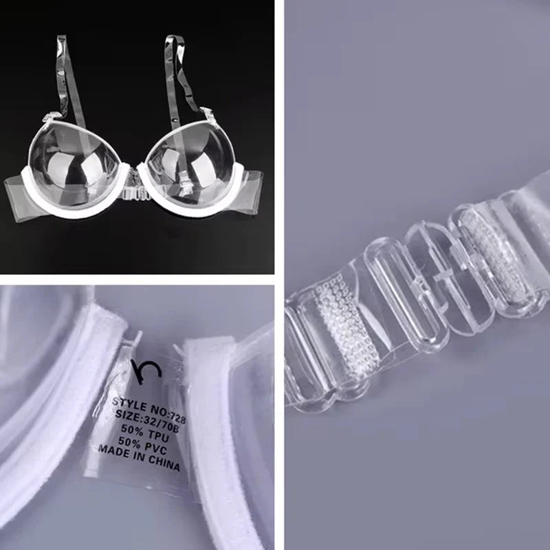Transparent Bra See Through Invisible T-Shirt Bra