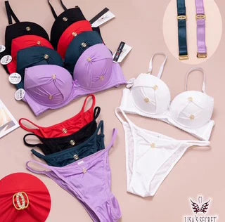 Intimate Fashions T-Shirt Bra Panty Set