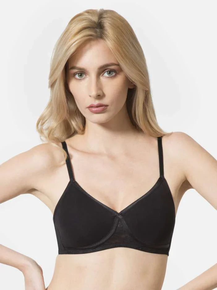 Plain Cotton Bra Summer Undergarment Pack of 2 in