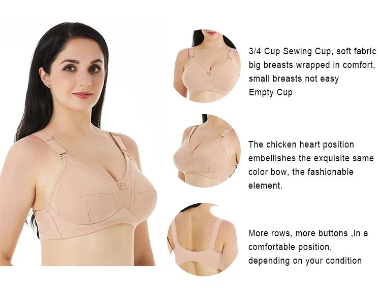 Summer Full Coverage Cotton Bra