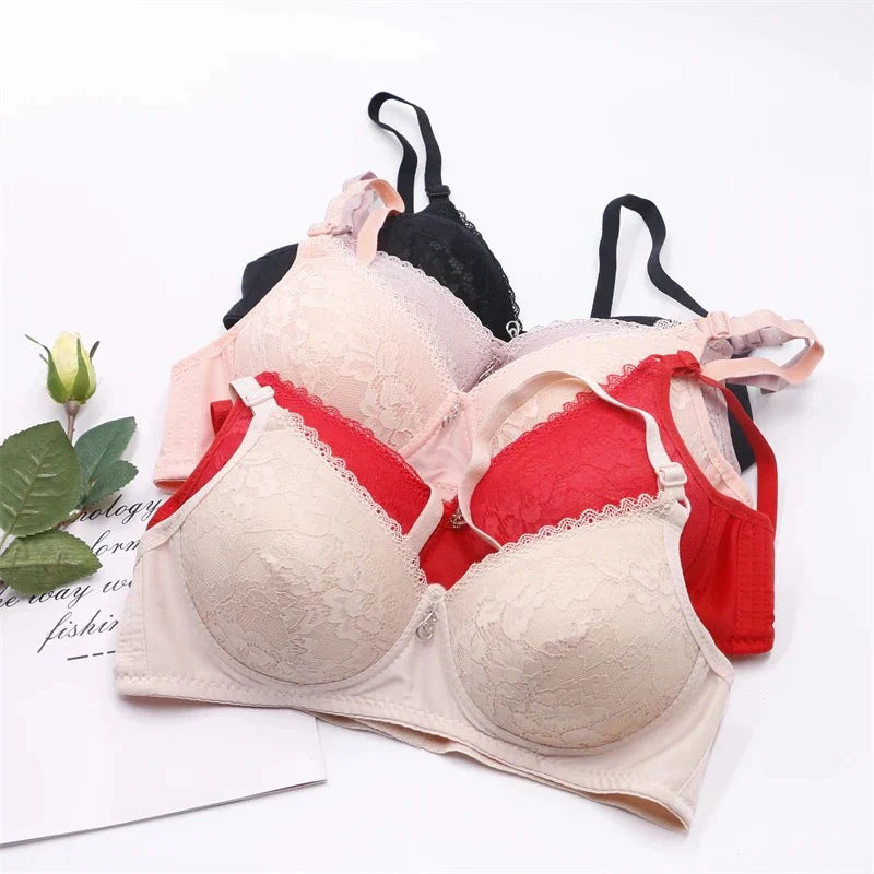 Net Bra Soft Padded Wire Free