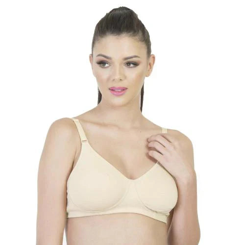 Plain Cotton Bra Summer Undergarment Pack of 2 in