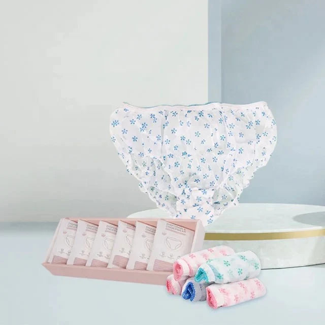 Disposable Underwear Period Panties for Women Pack of 6